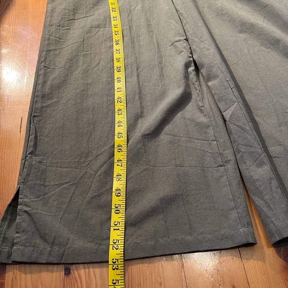 NWOT Women’s casual,loose long Bib pants, wide leg jumpsuit. Size Medium. - Picture 11 of 12